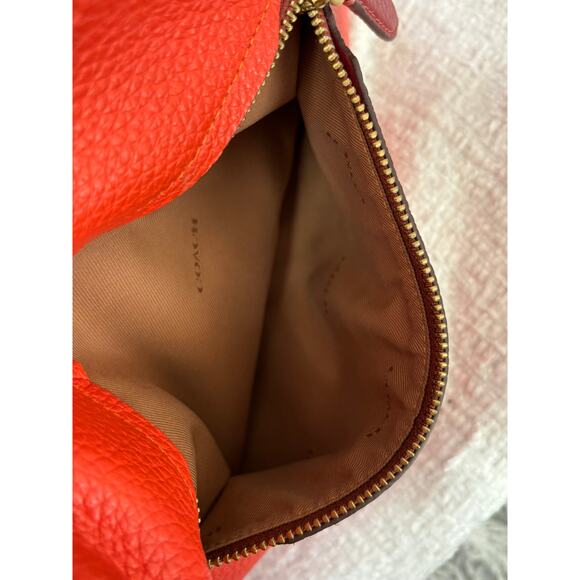 Coach Red Pebble Leather Lori Shoulder Bag C6627 #62769 - Picture 12 of 15